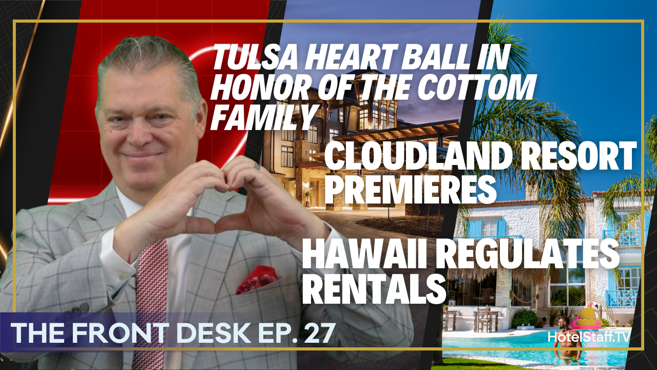 Breaking: Cloudland Resort Opens, Hawaii Rental Regs, Four Seasons Cove Pool Party | HotelStaff.TV